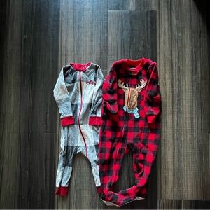 🎄12 Month Christmas Lazy One and Carters Footie Set🎄